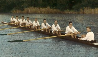 1st Boys VIII 1955, APS Head of the River winners.